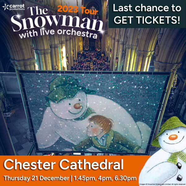 Chestertourist.com - Chester Cathedral The Snowman Page One